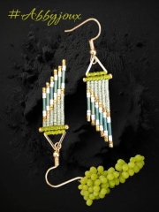 bouclesd'oreilles;abbyroblet;miyuki;faitmain;bohochic;earrings