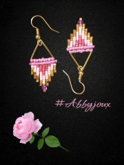 bouclesd'oreilles;abbyroblet;miyuki;faitmain;bohochic;earrings