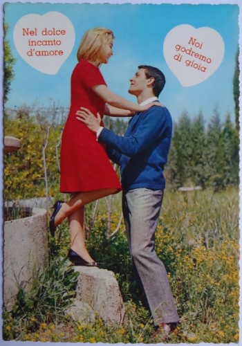 carte bonne annee kitch